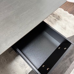 美品❤️‍🔥SALE テーブル　ローテーブル　センターテーブル　石目調　グレー　　80cm×80cm80cmの画像