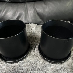 おしゃれな植木鉢4号2鉢セット　未使用品　No.3の画像