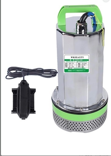 清水用 水中 ポンプ 21V 300W 揚程:16m 水道流量:5m³/h
