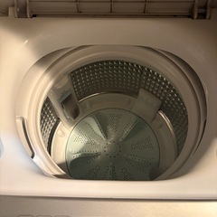 【美品】Haier 7.5kg 洗濯機 インバーター搭載 動作確認済／大阪市内　配達可能(料金相談) の画像