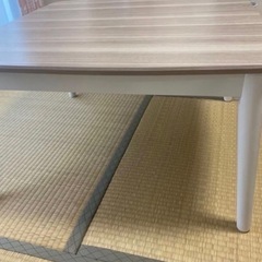 新品 ホワイトウォッシュこたつの画像