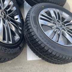 アルファード 40系新車外し純正ホイール 新品ブリヂストン ブリザックスタッドレス タイヤ225/60R18 2025年 4本 の画像