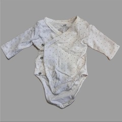 H&M ドット柄上下セット　新生児の画像