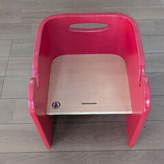 HOPPL ホップル コロコロ チェア 赤 木製 キッズ ベビーの画像