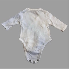 h&m ホワイト 上下セット　新生児の画像