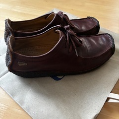 クラークス ナタリー ブラウン レザー Clarksの画像