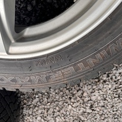 スタッドレスタイヤ　ホイール付き　4本　155/65R14の画像