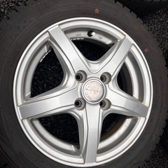 スタッドレスタイヤ　ホイール付き　4本　155/65R14の画像