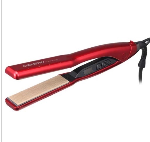 1個のみ新品未使用 ピーアップ CHEMISTRY ヘアアイロンレッド