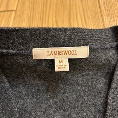 ダークグレー　カーディガン Mの画像