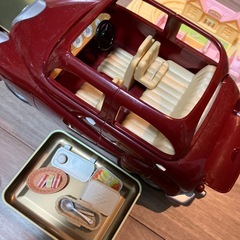 シルバニアファミリーログハウス汽車ぽっぽ車セットの画像