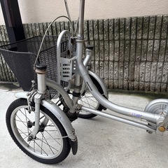 大人用三輪車の画像