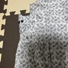 BURBERRY BLACK LABEL【美品】Bロゴ 長袖シャツ 花 総柄の画像