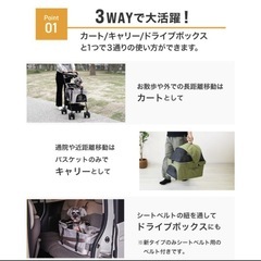 美品　　　
ペット用カートの画像