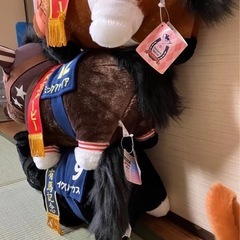 サラブレッドコレクション競走馬ふわふわビッグぬいぐるみの画像