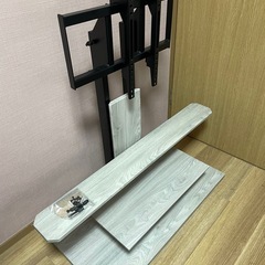 サウンドバー棚板付きテレビ台の画像