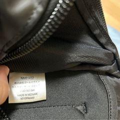 THE NORTH FACE ブラックリュックの画像