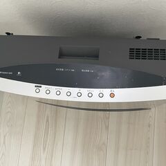 【速暖】大阪ガス ガスファンヒーター ナノイー機能 プラチナシルバー ガスコード3m付き （N）140-5933 の画像