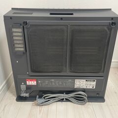 【速暖】大阪ガス ガスファンヒーター ナノイー機能 プラチナシルバー ガスコード3m付き （N）140-5933 の画像