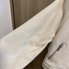 MERCURYDUOのスエード調ライダースジャケットの画像