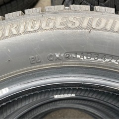 ブリヂストン 165/65R14 2024年製　スタッドレスタイヤ　イボ付きの画像