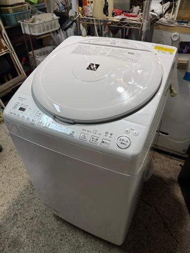 SHARP｜シャープ  縦型乾燥洗濯機 ホワイト系 ES-TX8H-W [洗濯8.0kg /乾燥4.5kg /ヒーター乾燥(排気タイプ) /上開き]のレビュー 21 縦型乾燥洗濯機 ホワイト系 ES-TX8H-W [洗濯8.0kg /乾燥4.5kg /ヒーター乾燥(排気タイプ) /上開き]