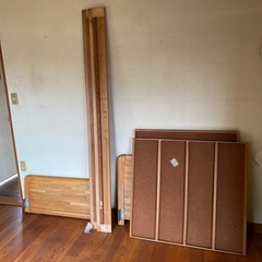 シングルベッド　バラしてありますの画像