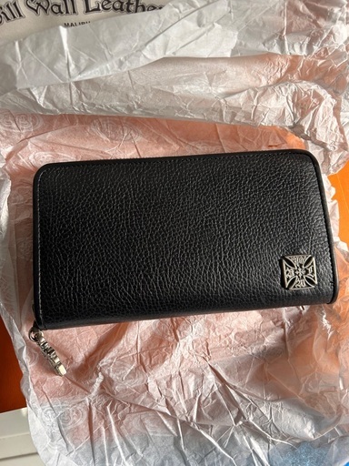 ビルウォールレザー BWL ラウンドジップウォレット ブラック レザー