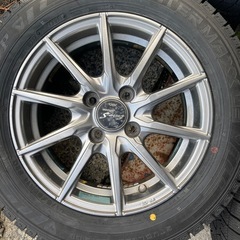 バリ山！　175/65R14 スタッドレスタイヤ　アルミホイール　冬タイヤの画像