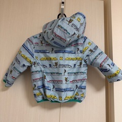 子ども用アウター　電車　新幹線
の画像