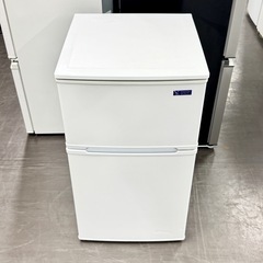 A1726🌟配送♻️設置可能‼️2019年製山田電気　2ドア　90L冷蔵庫YRZ-C09G1 🌟動作確認済⭕️保証付き✅の画像