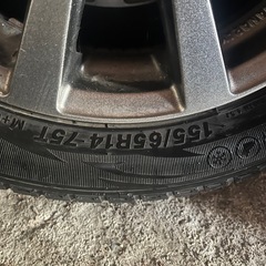 スタッドレスタイヤ4本 155/65R14-75T の画像