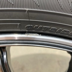 ADVAN15インチホイール 22ね年製スタッドレス付きの画像