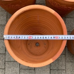 【受け渡し決定】テラコッタ鉢　中　（1〜7個）  の画像