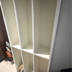 本棚　大型　白 引き取り限定の画像