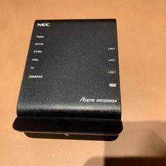 動作品　NEC Aterm WG1200HS4 無線LANルーターの画像