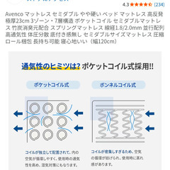 決定済み:直接渡し(無人可)、セミダブルマットレス差し上げますの画像