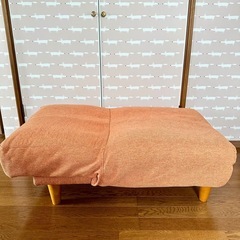 1人用ソファ　オレンジの画像