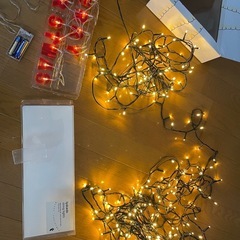 クリスマスイルミネーション電球の画像