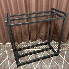 美品　GEX アクアラック スチールスタンド60cm 2段台 組立式水槽台   の画像