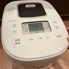 アイリスオーヤマ　IH 5合炊き炊飯器の画像
