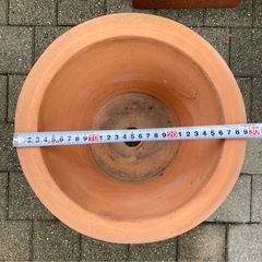 【受け渡し決定】テラコッタ鉢　1個の画像