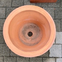 【受け渡し決定】テラコッタ鉢　1個の画像