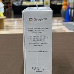 【ジャングルジャングル岸和田和泉インター店】☆未使用品☆ Google Cromecast with GoogleTV GA01919-JP ストリーミングメディアプレイヤー グーグル 家電 和泉市 堺市 岸和田市 泉大津市 高石市 泉北郡熊取町の画像