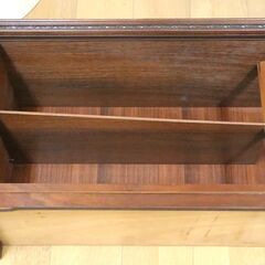 古民家　棚　横105㎝×奥行き30㎝×高さ40㎝　木製　収納　ケース　置物　インテリア　家具　中古品の画像