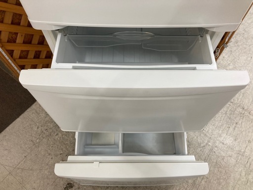 【愛品館江戸川店】保証充実 Panasonic 2021年製 335L 3ドア冷凍冷蔵庫 NR-C342CL-W