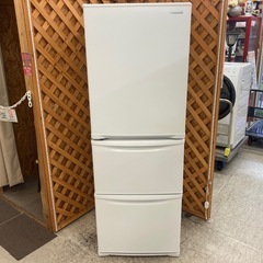 【愛品館江戸川店】保証充実 Panasonic 2021年製 335L 3ドア冷凍冷蔵庫 NR-C342CL-Wの画像