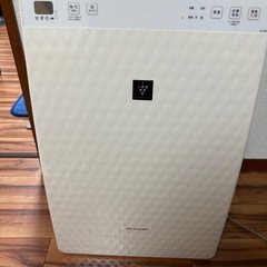 シャープ プラズマクラスター 加湿器付き空気清浄機の画像