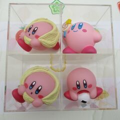 ☆星のカービィ ミニ人形 14個セット ケース・マット付き◆置いておくだけで癒やされるキュートなカービーの画像