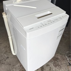 札幌市内配送可 16年製 東芝 TOSHIBA マジックドラム7kg 全自動洗濯機 AW-7D5 ホワイトの画像